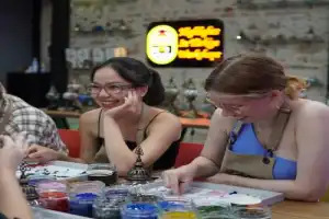 Мастер-класс «Волшебство турецкой лампы» - 14