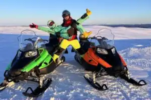 Мини-путешествие на снегоходах в Мурманске - 6