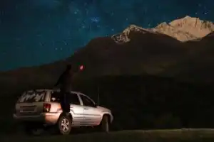 Поездка на джипе по Осетии, треккинг к Зейгалану и ночь под звёздами - 11