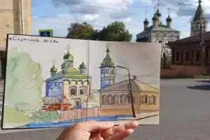 Скетч-прогулка по Серпухову - 2