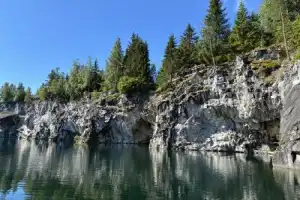 Рускеальский вояж: мраморный каньон и водопады Ахинкоски - 11