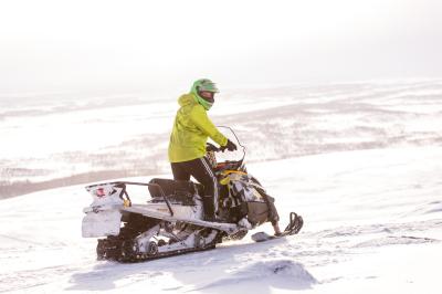 Зимнее сафари по кольской тундре