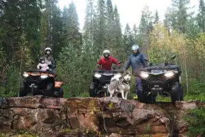 На квадроциклах по дикой Карелии На квадроциклах по дикой Карелии