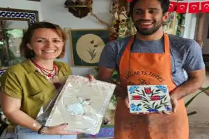 Мастер-класс «Традиционная османская роспись по керамике» в Стамбуле - 4