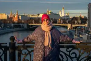 Фотопрогулка «П&П (полезное с приятным) на Патриаршем мосту Москвы» Фотопрогулка «П&П (полезное с приятным) на Патриаршем мосту Москвы»