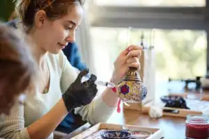 Мастер-класс «Волшебство турецкой лампы» - 10