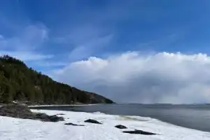 Кандалакша и Белое море с горы Волосяной — путешествие из Мурманска