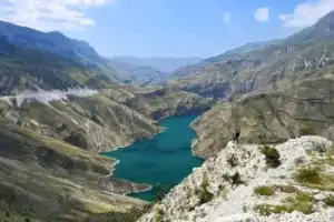 Озеро Кезеной-Ам, город Шали и село Хой - 2