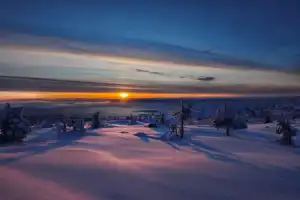 На снегоходах по живописным сопкам Кандалакши - 5