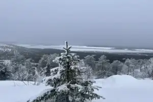 Кандалакша и Белое море с горы Волосяной — путешествие из Мурманска - 10