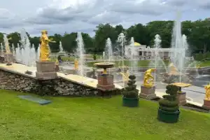 Из Нижнего парка Петергофа в Кронштадт на метеоре Из Нижнего парка Петергофа в Кронштадт на метеоре