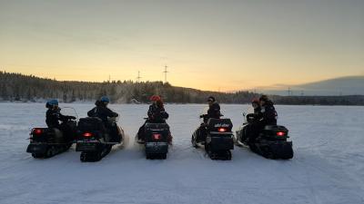 Зимнее сафари по кольской тундре - 6