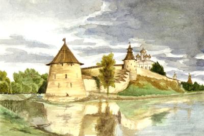 Открытки из Пскова — прогулка с архитектором Открытки из Пскова — прогулка с архитектором