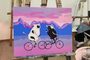 Картины акрилом в Зеленограде: мастер-класс с профессиональным художником