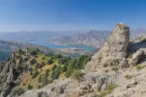 Чимганские горы, курорт Амирсай, водопад «Фата невесты» и Чарвакское водохранилище - 2