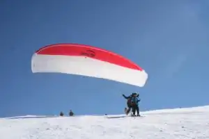 Полёт на параплане над горами - 6