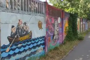 Мозаика и граффити в Дубне - 5