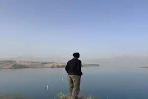 Голубое море Нурекского водохранилища - 3