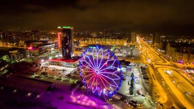 Ночная Казань с разных ракурсов