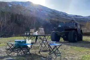 Из Паратунки к Карымшинским источникам — на вездеходе Sever Truck Из Паратунки к Карымшинским источникам — на вездеходе Sever Truck