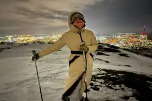 Вечерний нетуристический Мурманск: хайкинг в группе на гору Горелая - 19