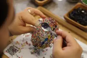 Мастер-класс «Волшебство турецкой лампы» - 11