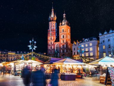 Краков в Рождество — пору волшебства