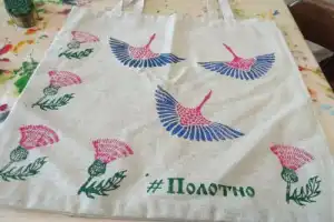 Сумка-шоппер своими руками: мастер-класс по набойке на ткани Сумка-шоппер своими руками: мастер-класс по набойке на ткани