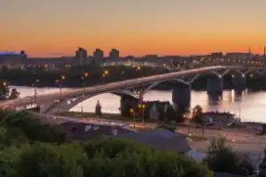 Огни ночного Нижнего Новгорода Огни ночного Нижнего Новгорода