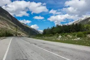 Эльбрус и озеро Гижгит из Владикавказа - 9