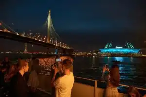 Финский залив и три разводных моста