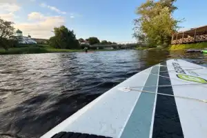Псков с воды: на сапах вдоль древней крепости Псков с воды: на сапах вдоль древней крепости