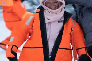 «Мы плывём на льдине, как на бригантине» — айс-флоатинг в Белом море - 4