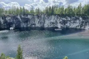 Рускеальский вояж: мраморный каньон и водопады Ахинкоски - 8