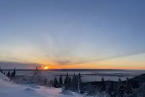 Кандалакша и Белое море с горы Волосяной — путешествие из Мурманска - 11