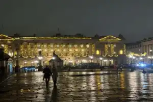 Огни вечернего Парижа и высокая мода - 11