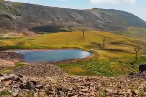 Гора Арагац и монастырь Сагмосаванк из Еревана - 9