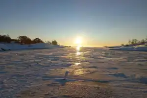 Зимняя Ладога на аэролодке - 9