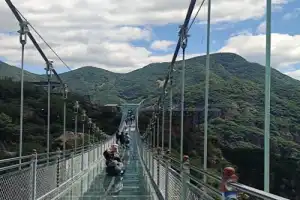 Стеклянный мост в горах Тяньюн - 2
