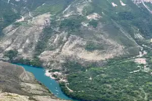 Сулакский каньон, бархан Сарыкум и пещеры Нохъо - 9