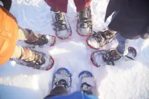 На снегоступах по зимнему лесу! - 8