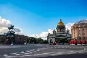 Исаакиевский собор и колоннада: Петербург сверху! - 7