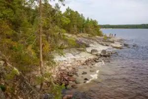 Пляжи и скалы острова Койонсаари - 23
