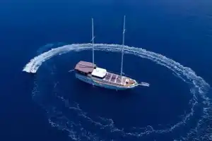 Всей семьёй по Эгейскому морю на парусной яхте от Гёджека до Фетхие - 7