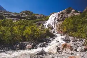 Гордость Домбая — водопад Алибек Гордость Домбая — водопад Алибек