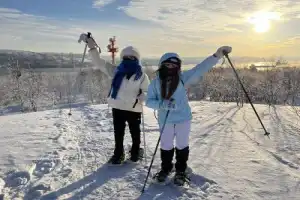 Активная прогулка в полярную ночь на сопку Мишукова - 4