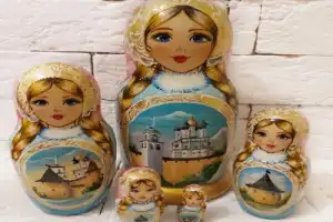 Мастер-класс по росписи матрёшки в Пскове - 13