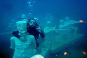 Дайвинг в подводном музее Сиде - 2