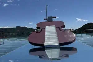 Стеклянный мост в горах Тяньюн - 18