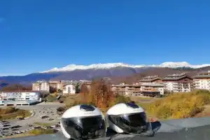Мотопрогулка на закате в горах - 12